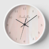 Ballet Tutu Horloge murale personnalisée (Recto)