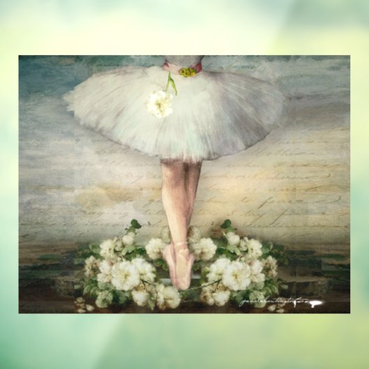 Ballet venster Cling Raamsticker (Vel 3)