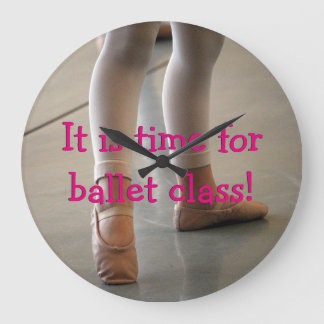 BALLET WALL CLOCK, BALLET CLASTIME GROTE KLOK