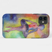 Ballet Waterverf iPhone SE + iPhone 5/5S Hoesje (Achterkant (horizontaal))