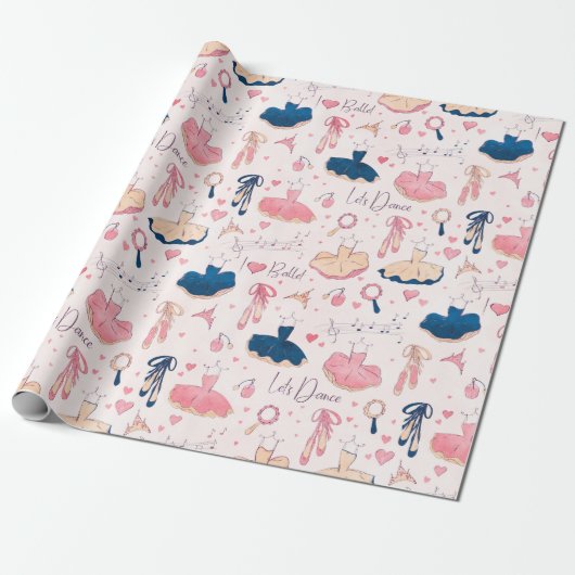 BalletAccessoires Cadeaupapier (Uitgerold)