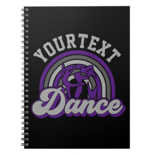 Balletdanser ADD TEKST Klassieke dansuitvoerder Notitieboek