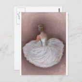 balletdanser briefkaart (Voorkant / Achterkant)