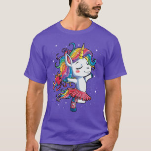 Balletdanser Eenhoorn shirt Meisjes Regenboog Ball