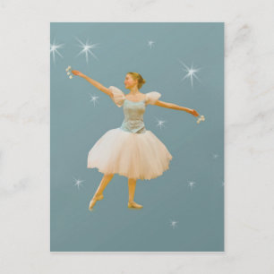 Balletdanser met Briefkaart van Castanets