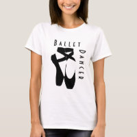 Balletdanser met zwarte balletschoenen en gekleurd