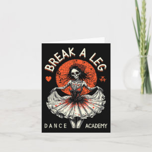 Balletdanser Zombie Ballerina Dansacademie Grappig Kaart