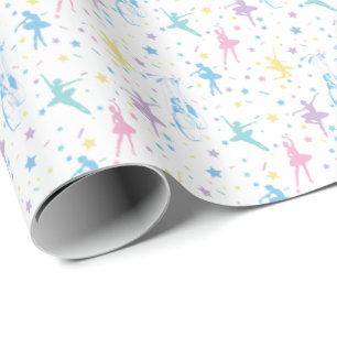 Balletdanseres meisje - Balletpatroon Cadeaupapier