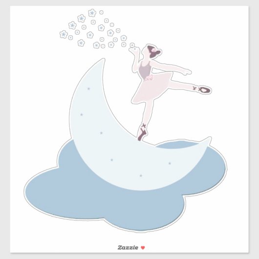 Balletdanseres Sticker (Vel)
