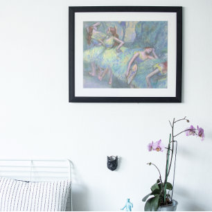 Balletdanseressen in de Coulissen door Edgar Degas Poster