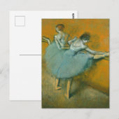 Balletdansers aan de bar Edgar Degas Briefkaart (Voorkant / Achterkant)