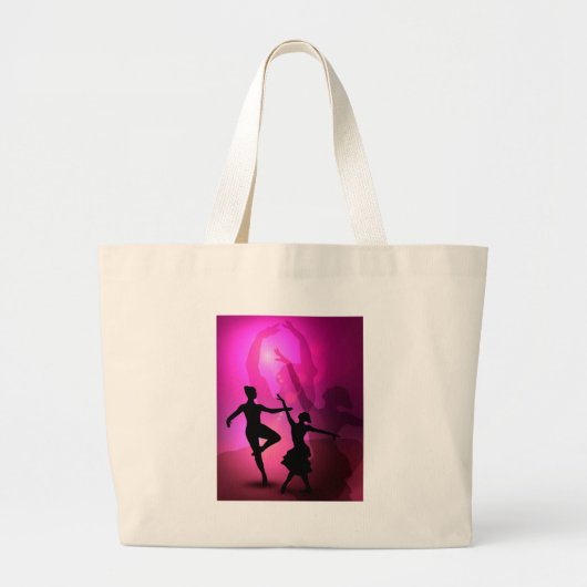 Balletdansers Grote Tote Bag (Voorkant)