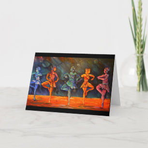 Balletdansers II van Timothy Orikri Kaart