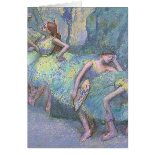 Balletdansers in de Wings van Edgar Degas (Voorkant)