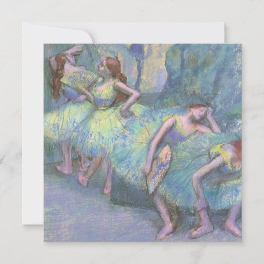 Balletdansers in de Wings van Edgar Degas (Voorkant)