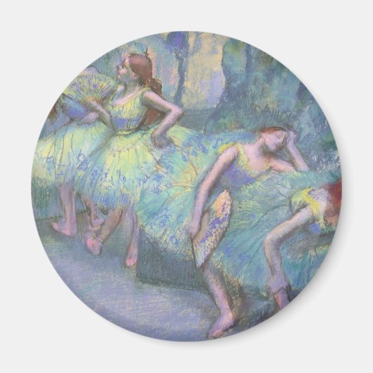 Balletdansers in de Wings van Edgar Degas Magneet (Voorkant)