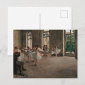 Balletdansers op balletschool Edgar Degas Briefkaart (Voorkant / Achterkant)