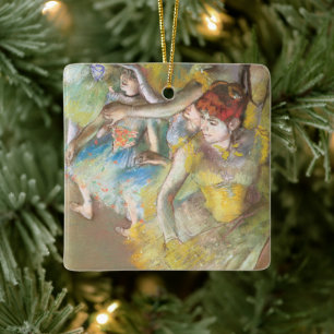 Balletdansers op het podium door Edgar Degas Keramisch Ornament