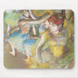 Balletdansers op het podium door Edgar Degas Muismat