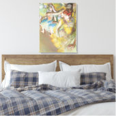 Balletdansers op het werkgebied van Edgar Degas Canvas Afdruk (Insitu (Slaapkamer))