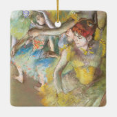 Balletdansers op het werkgebied van Edgar Degas Keramisch Ornament (Achterkant)
