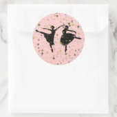 BALLETDANSERS RONDE STICKER (Tas)