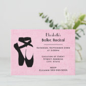 Balletdansrecital Kaart (Staand voorkant)