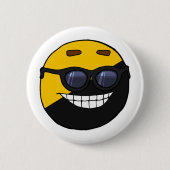 Balletje Polandball Leuke meme zonnebril Ronde Button 5,7 Cm (Voorkant)