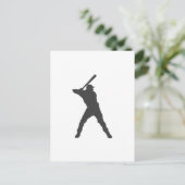 Balletjes silhouet briefkaart (Staand voorkant)