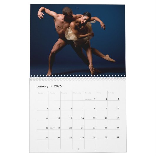 Balletkalender Kalender (Jan 2026)