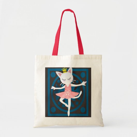 Balletkat Tote Bag (Voorkant)