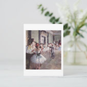 Balletklasse briefkaart (Staand voorkant)
