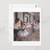 Balletklasse briefkaart (Voorkant / Achterkant)