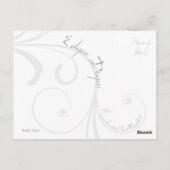 Balletklasse briefkaart (Achterkant)