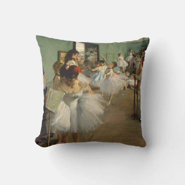 Balletklasse | Edgar Degas | Impressionist Kussen (Voorkant)