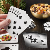Balletkoppel dans pokerkaarten (Insitu)