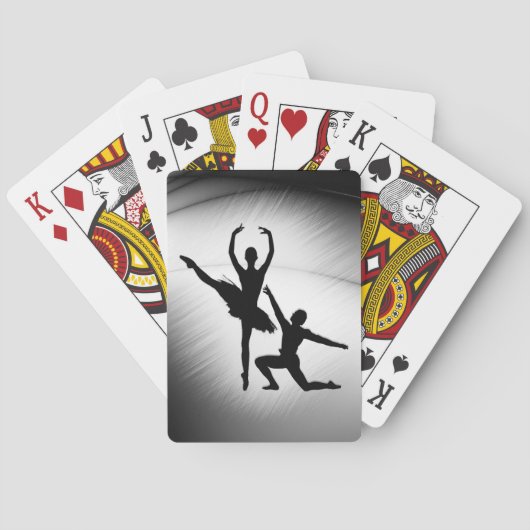 Balletkoppel dans pokerkaarten (Achterkant)