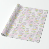 Balletolifant Cadeaupapier (Uitgerold)