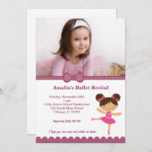 Balletoverweging Kaart (Voorkant / Achterkant)