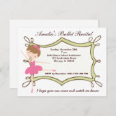 Balletoverweging Kaart (Voorkant / Achterkant)