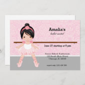 Balletoverweging Kaart (Voorkant / Achterkant)