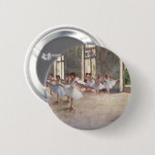 Balletrepetitie door Degas Ronde Button 5,7 Cm (Voorkant /achterkant)