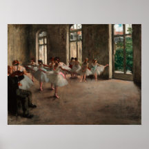 Balletrepetitie - Edgar Degas - 1873