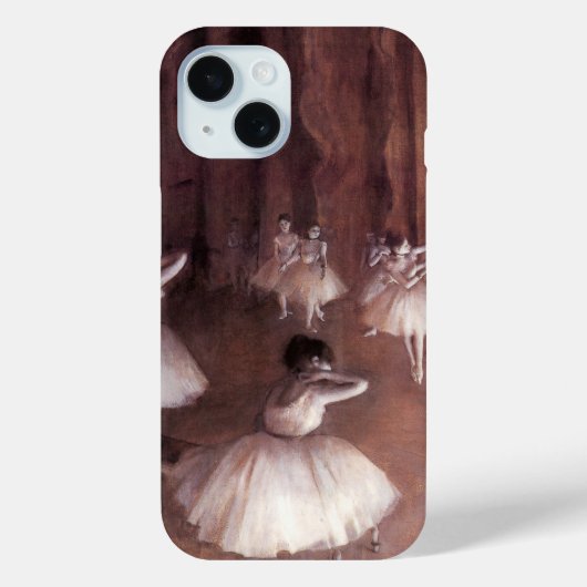 Balletrepetitie op het werkgebied door Edgar Degas Case-Mate iPhone Case (Achterkant)