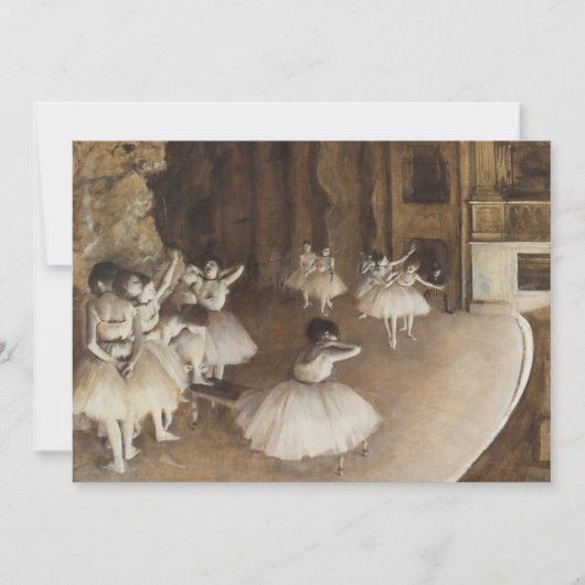 Balletrepetitie op Stage | Edgar Degas (Voorkant)