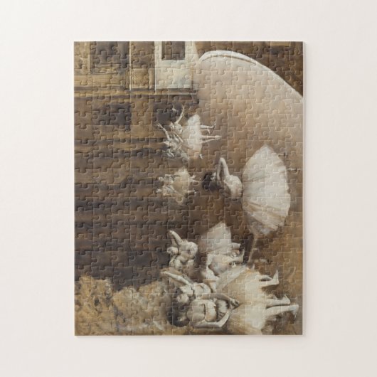 Balletrepetitie op Stage | Edgar Degas Legpuzzel (Verticaal)