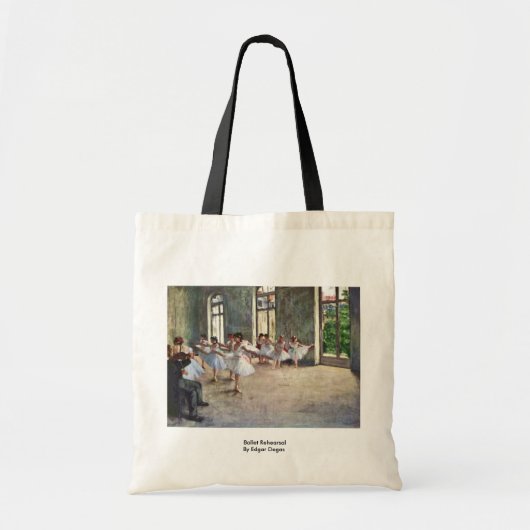 Balletrepetitie van Edgar Degas Tote Bag (Voorkant)