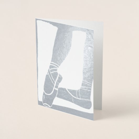 Balletschoenen Folie Kaarten (Voorkant)