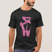 Balletschoentjes Hand getrokken ontwerp T-shirt (Voorkant)
