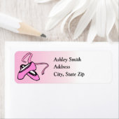 Balletschoentjes retour adreslabels etiket (Insitu)